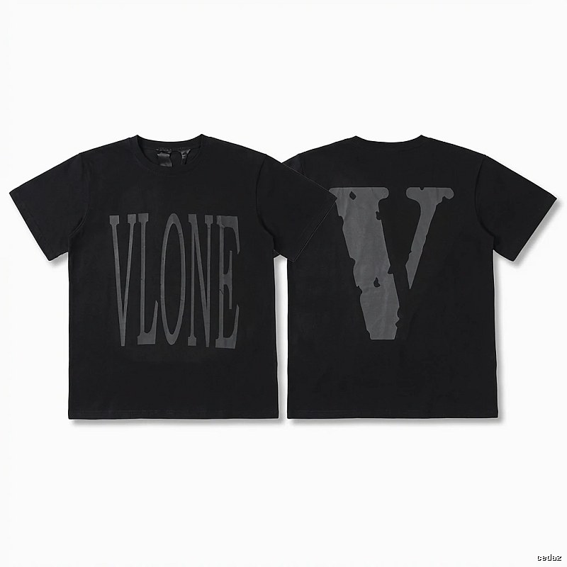 Vlone minimalist style black T-shirt
