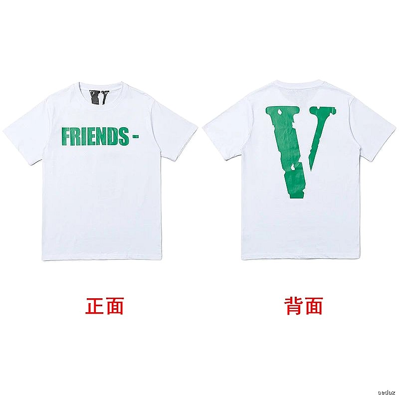 Vlone Statement Logo T-shirt Black Purple Vlone for Easy Pairing